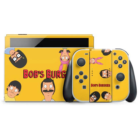Bobs Burgers Stare Nintendo Switch OLED (2021) Skin